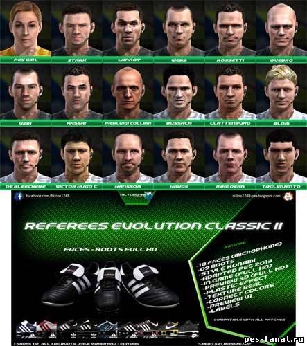 Referees face for PES 2013