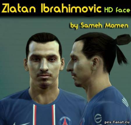 FACE ZLATAN IBRAHIMOVIC for PES 2013