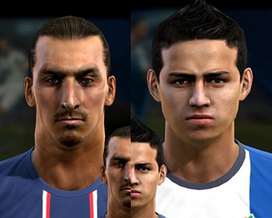 Ibrahimovic & James Rodriguez Face