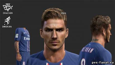 Лицо Девида Бекхема