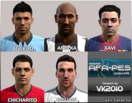 FACEPACK EUROPA for PES 2013