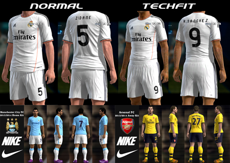 Kitspack Europe TECHFIT 2013/14