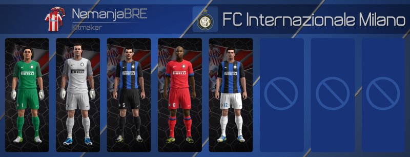 Форма Internazionale Milano 2012/13 для PES 2013
