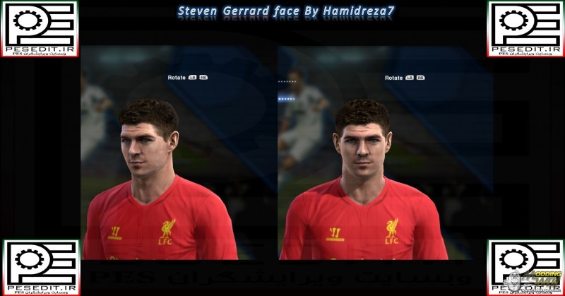 Лицо Стивена Джеррарда для PES 2013
