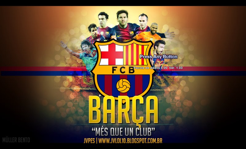 Start Screen FC Barcelona для PES 2013