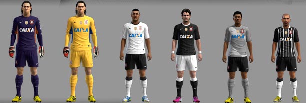 Форма S.C CORINTHIANS PAULISTA 2013/14 для PES 2013