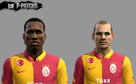 Лица MINI FACEPACK GALATASARAY для PES 2013