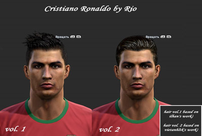 Лицо C.RONALDO VOL.2 for PES 2013