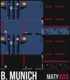 Форма Bayern München 13-14 Third Kit GDB for PES 2013