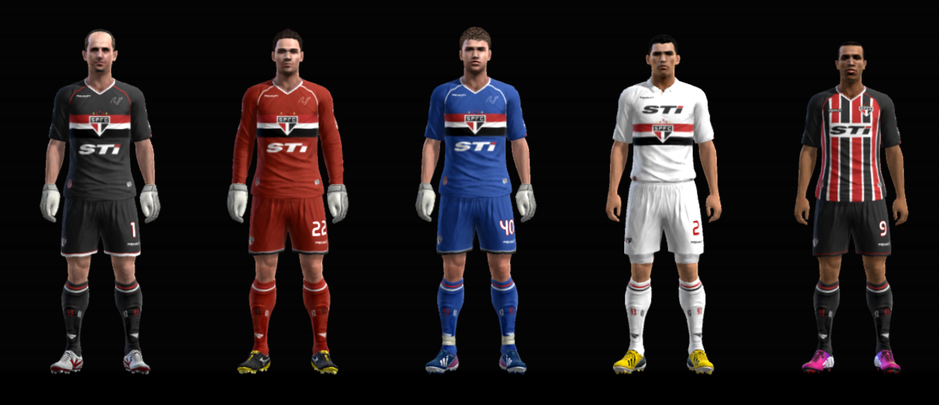 Форма São Paulo FC 2013/14 Kits PES 2013