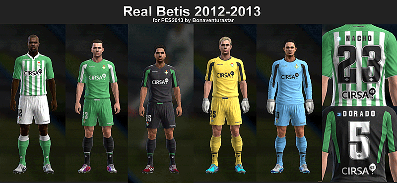 Форма REAL BETIS 2012-2013 GDB для PES 2013