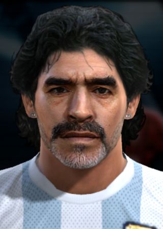 Лицо DIEGO MARADONA HD FACE для PES 2013