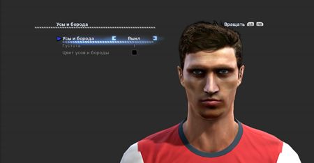 Лицо Faces Nacho Monreal для PES 2013