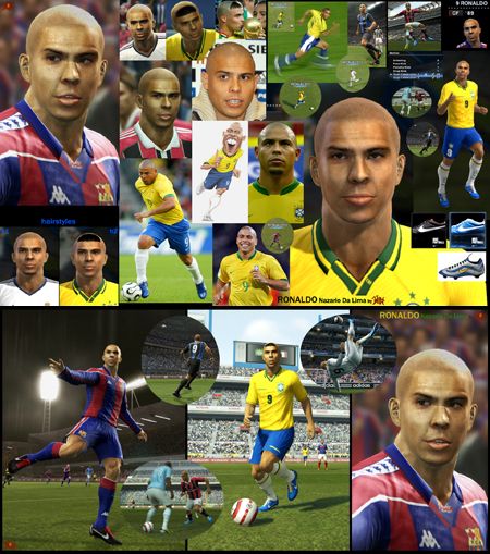 Лицо RONALDO face / Classic Brazil для PES 2013
