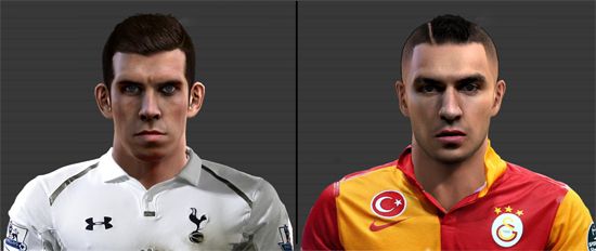 Gareth Bale & Burak Yılmaz Face Pack 2