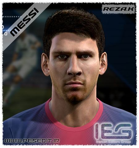 Лицо Messi Face для PES 2013