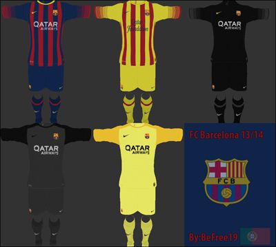 Форма Kits Barcelona FC 2013/14