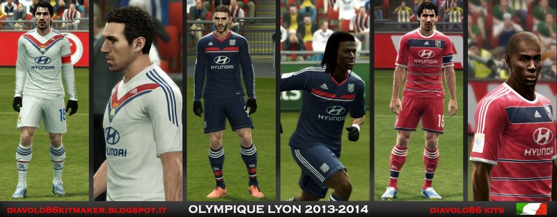 Olympique Lyon GDB Player Kit 2013-2014