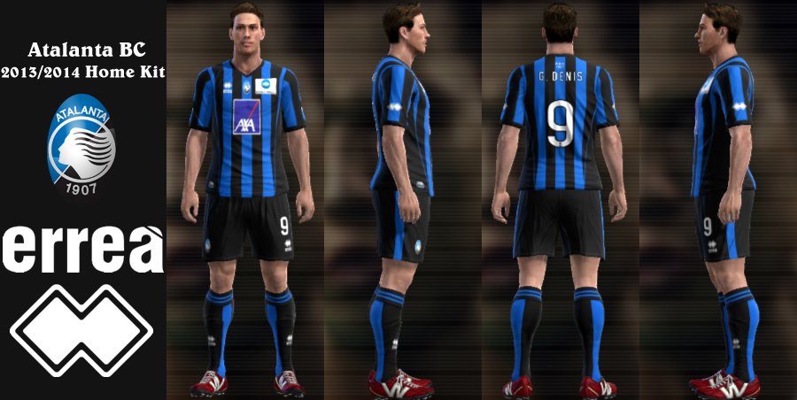 Домашняя форма "Аталанты" на сезон 2013\2014