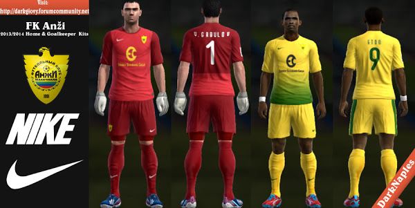 Форма махачкалинского "Анжи" 2013\2014 для PES 2013