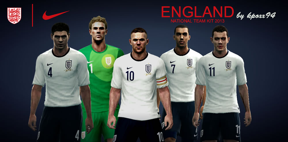 Kits Inglaterra 2013/14 Update